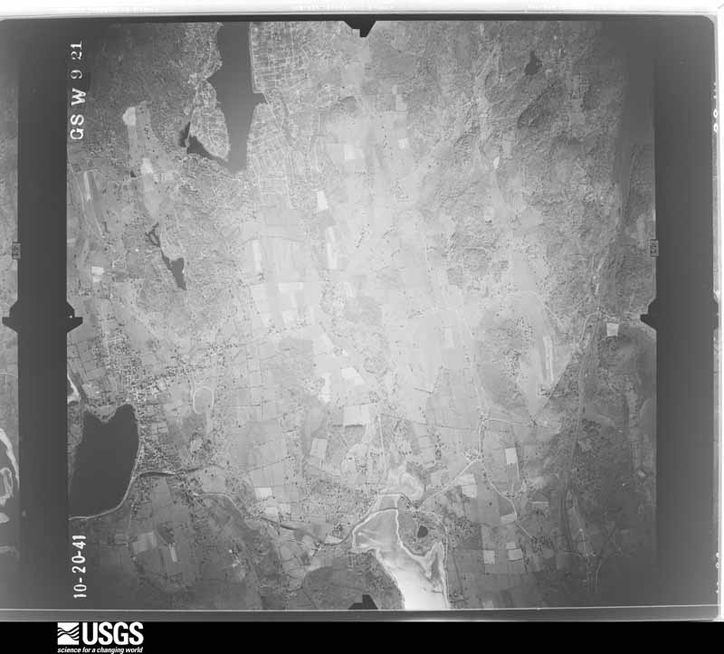 U.S. Geological Survey aerial photograph, 1941-10-20, scale 1:28800