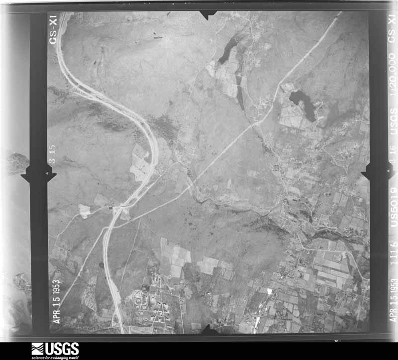 U.S. Geological Survey aerial photograph, 1953-04-15, scale 1:20000