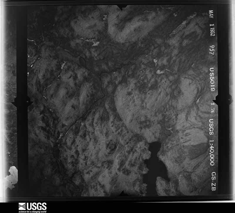 U.S. Geological Survey aerial photograph, 1952-05-01, scale 1:40000