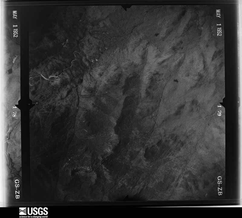 U.S. Geological Survey aerial photograph, 1952-05-01, scale 1:40000