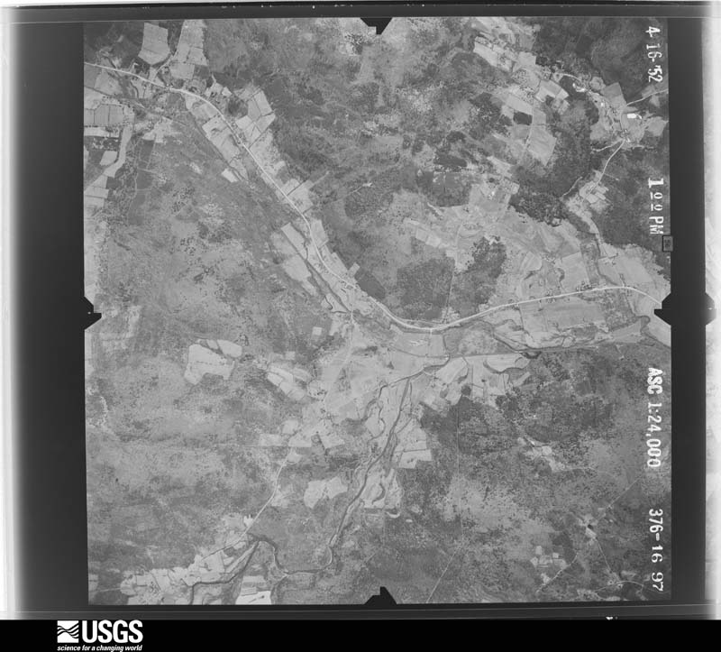 U.S. Geological Survey aerial photograph, 1952-04-16, scale 1:24000