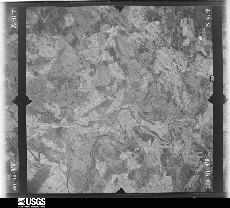 U.S. Geological Survey aerial photograph, 1952-04-16, scale 1:24000