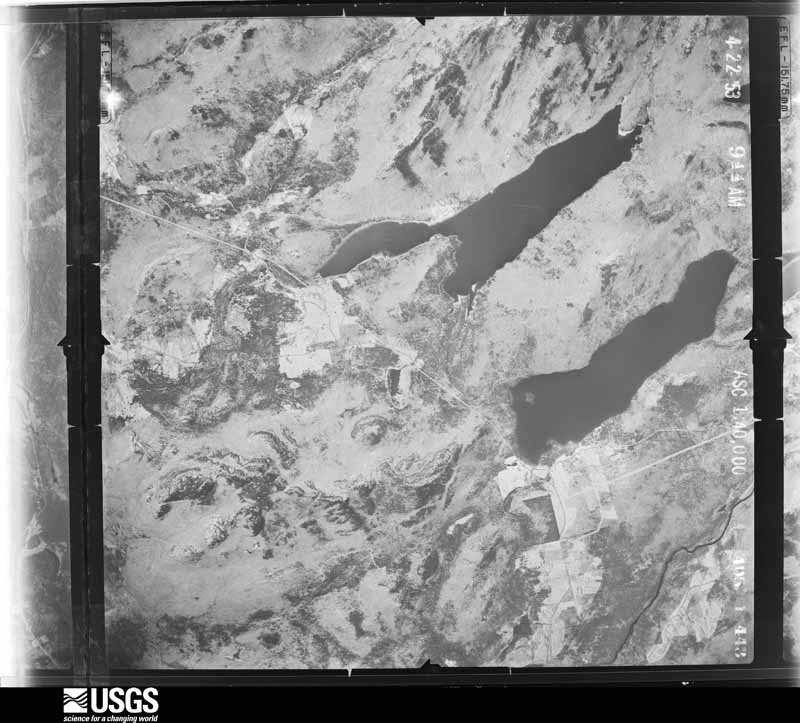U.S. Geological Survey aerial photograph, 1953-04-22, scale 1:40000
