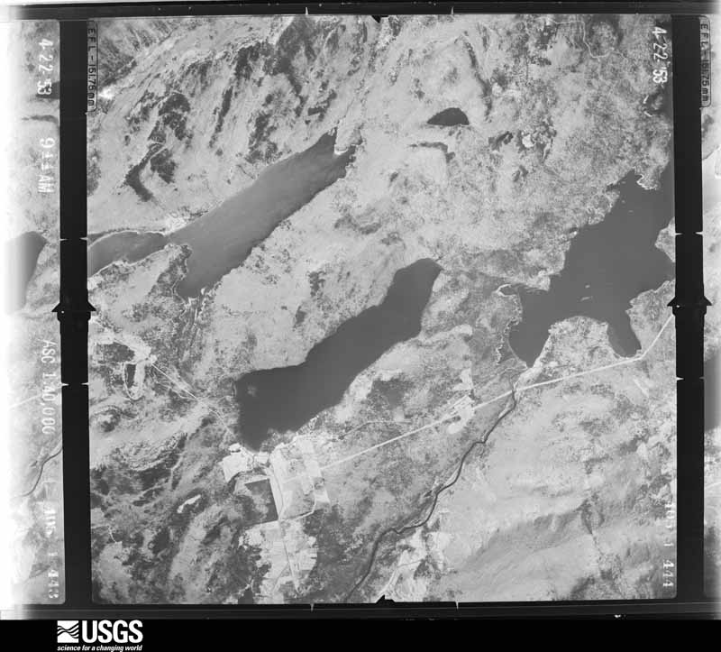 U.S. Geological Survey aerial photograph, 1953-04-22, scale 1:40000