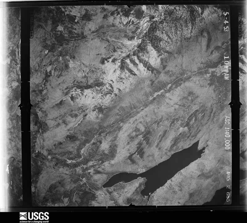 U.S. Geological Survey aerial photograph, 1953-05-01, scale 1:40000