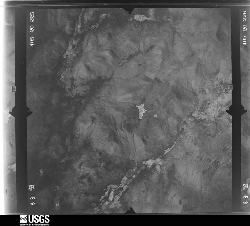U.S. Geological Survey aerial photograph, 1953-04-03, scale 1:40000