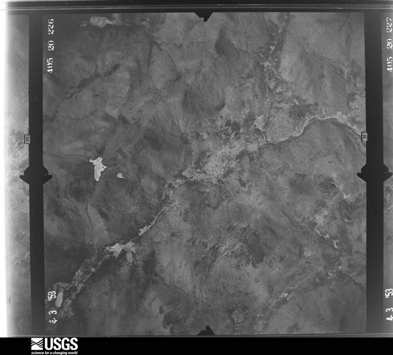 U.S. Geological Survey aerial photograph, 1953-04-03, scale 1:40000
