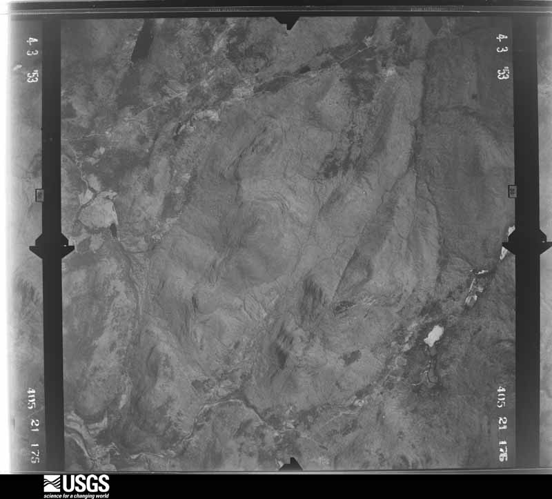 U.S. Geological Survey aerial photograph, 1953-04-03, scale 1:40000