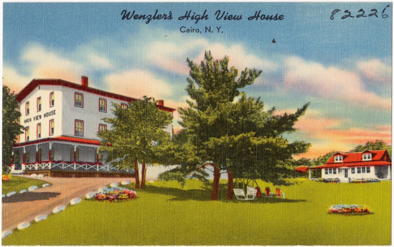 Wenzler's High View House, Cairo, N. Y., Boston Public Library - undated