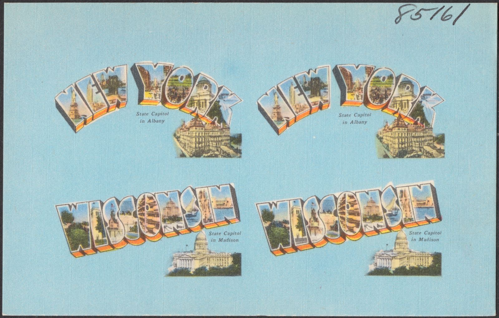 New York. Wisconsin., Boston Public Library - undated