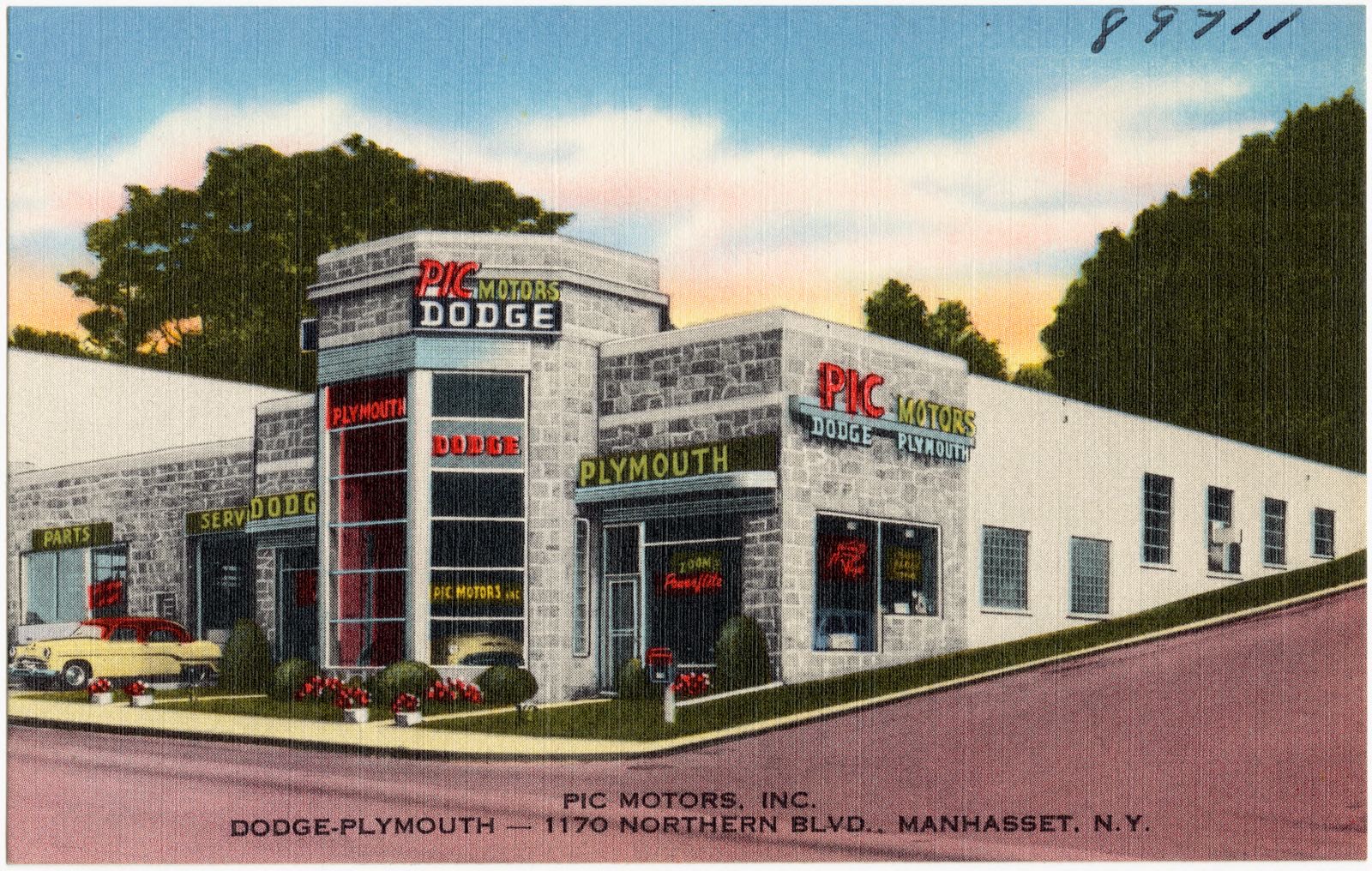 Pic Motors, Inc. Dodge-Plymouth -- 1170 Northern Blvd., Manhasset, N. Y., Boston Public Library - undated