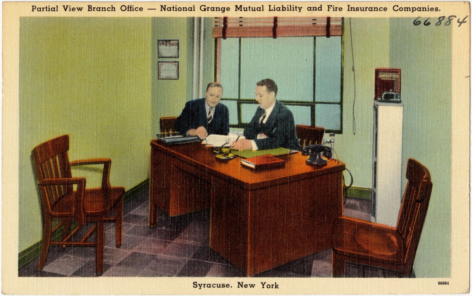 Partial view branch office -- National Grange Mutual Liability and Fire Insurance Companies, Syracuse, New York, Boston Public Library - undated