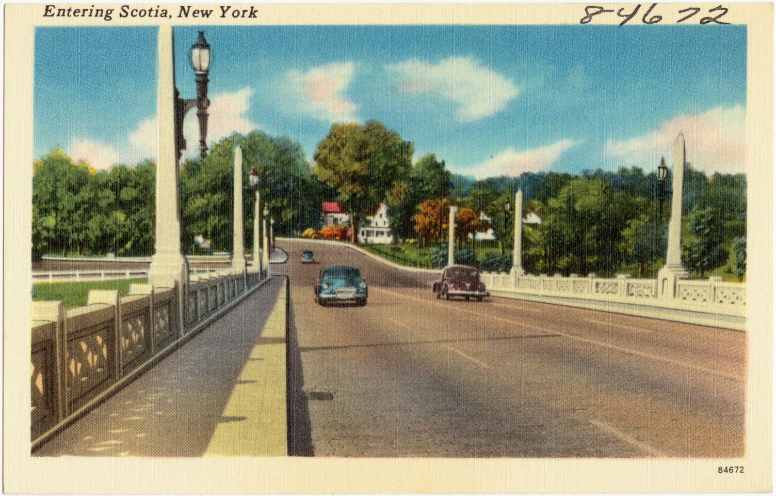 Entering Scotia, New York, Boston Public Library - undated