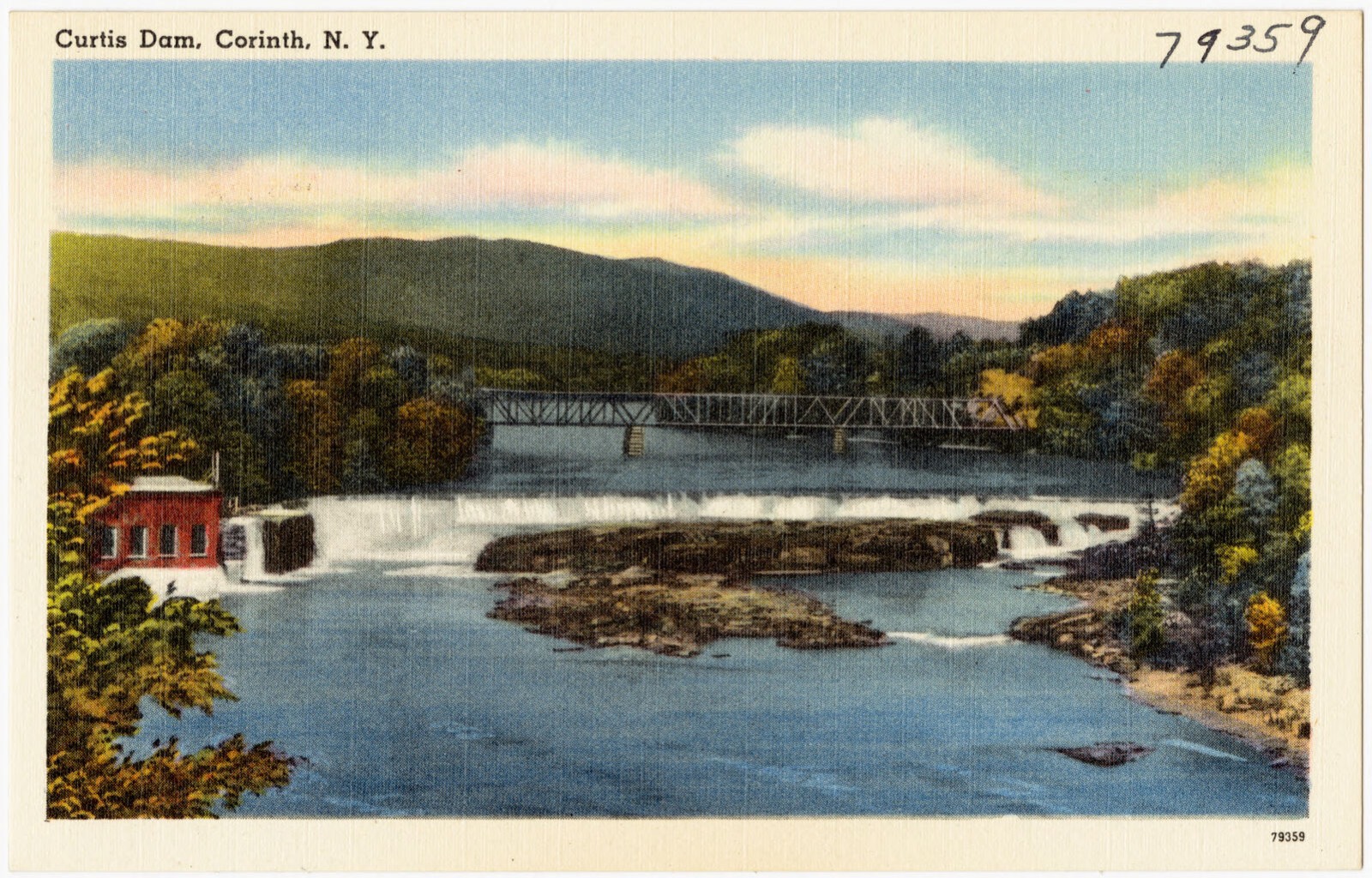 Curtis Dam, Corinth, N. Y., Boston Public Library - undated