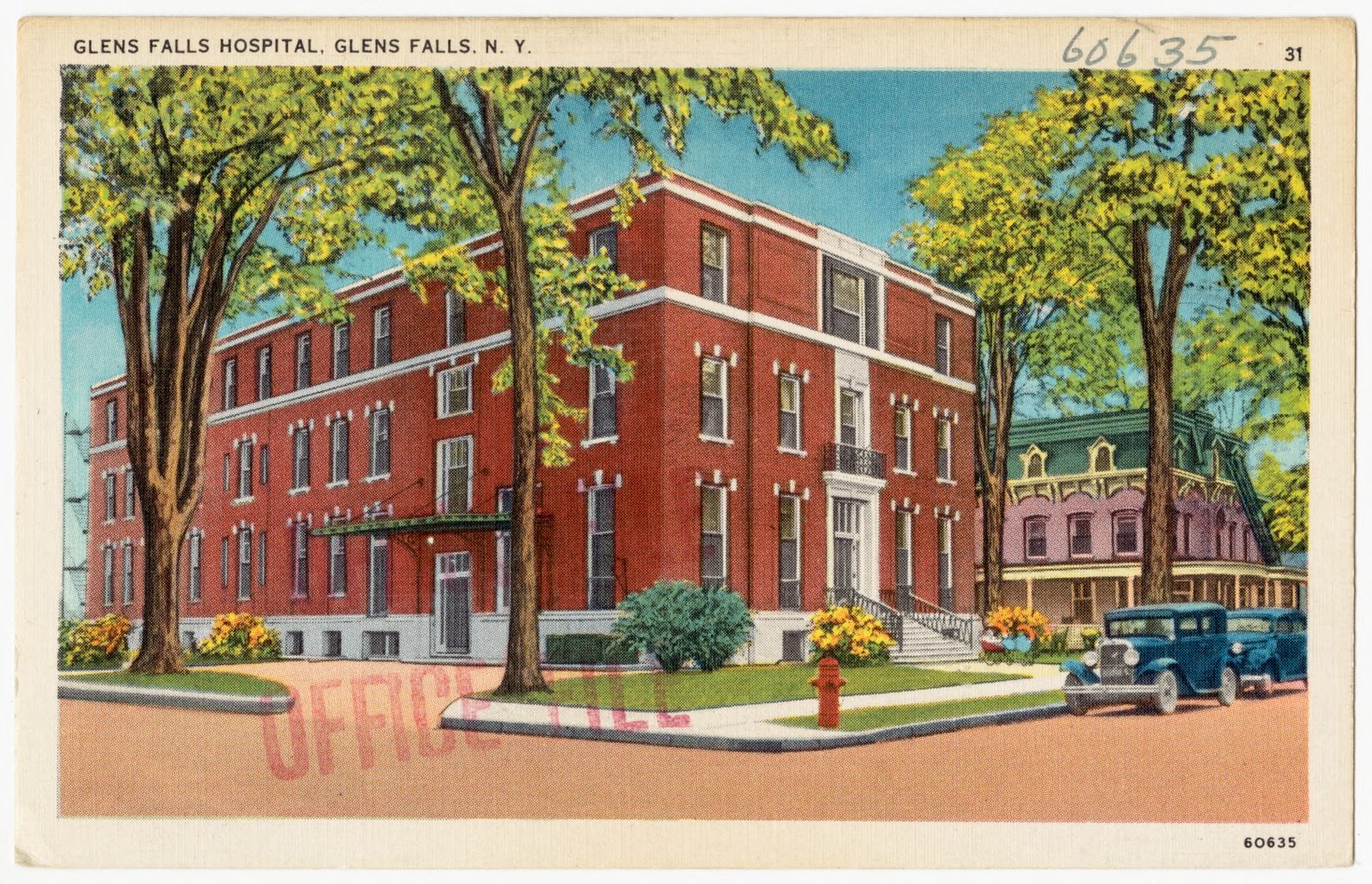 Glens Falls Hospital, Glens Falls, N. Y., Boston Public Library - undated