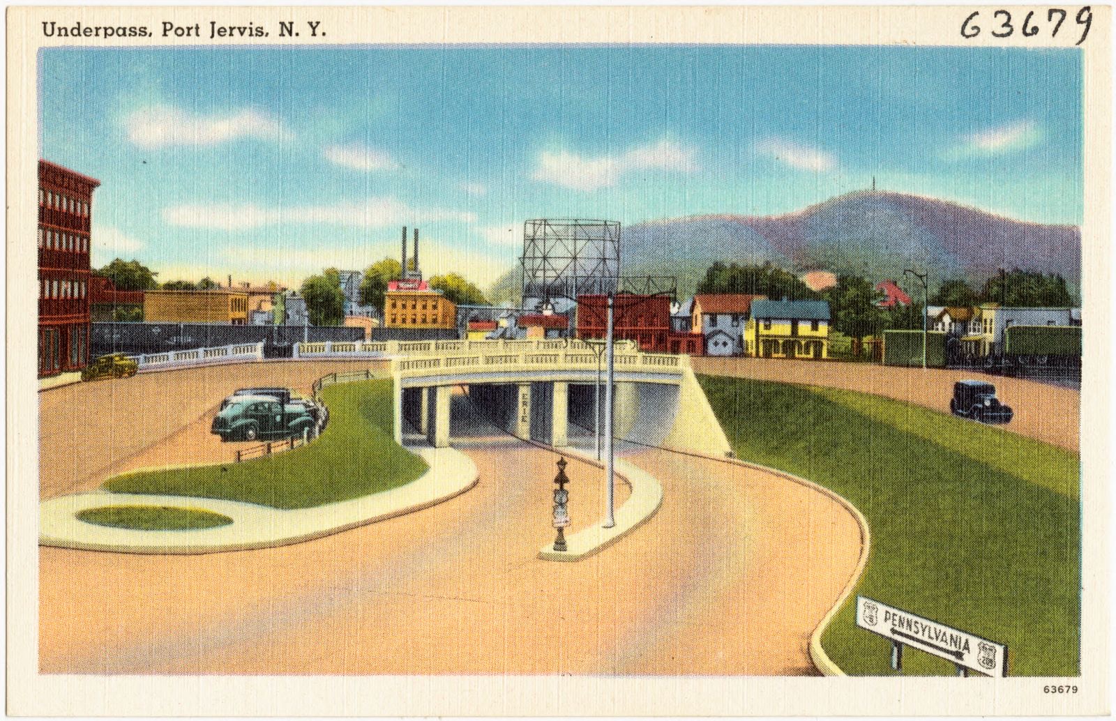 Underpass, Port Jervis, N. Y., Boston Public Library - undated