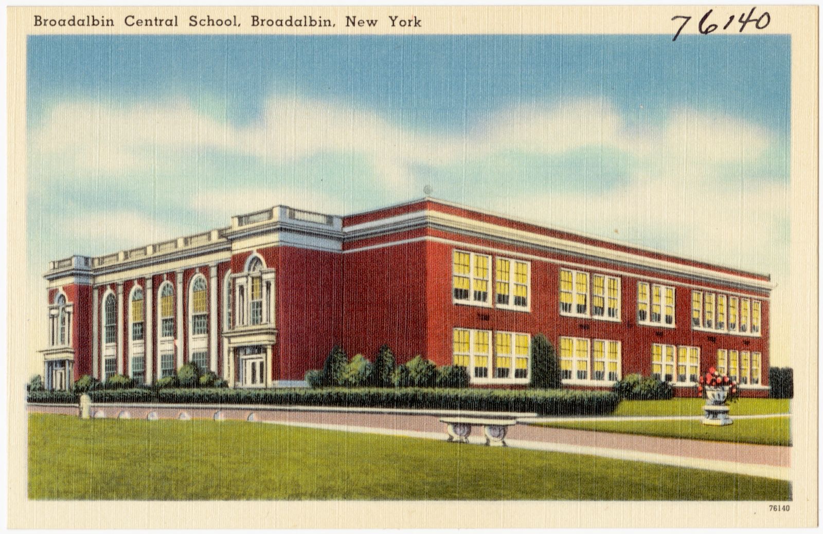 Broadalbin Central School, Broadalbin, New York, Boston Public Library - undated