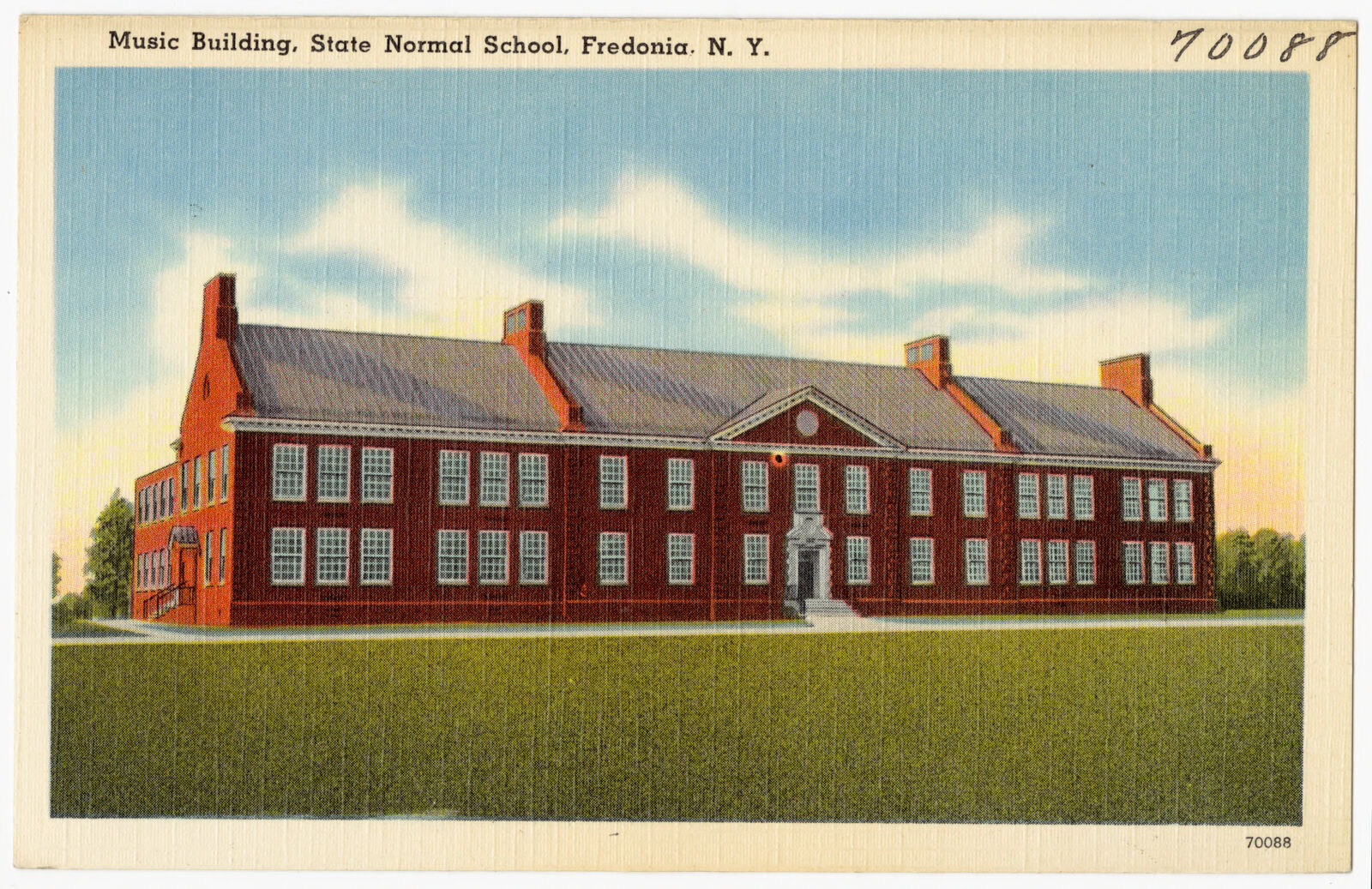 Music building, State Normal School, Fredonia, N. Y., Boston Public Library - undated