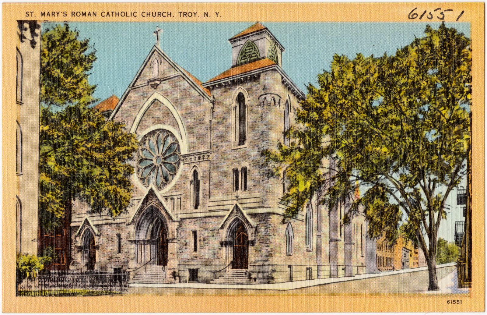 St. Mary's Roman Catholic Church, Troy, N. Y., Boston Public Library - undated