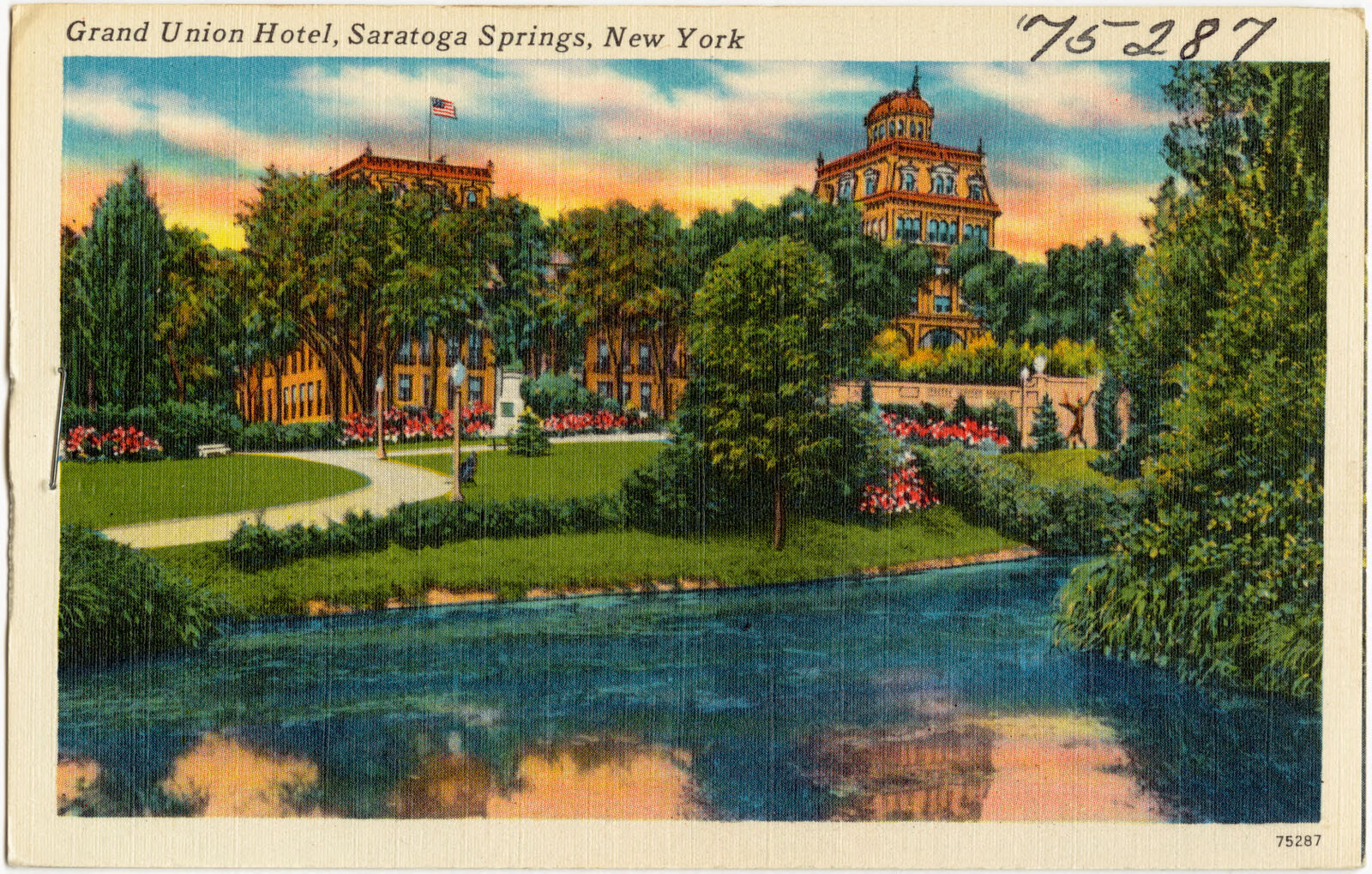 Grand Union Hotel, Saratoga Springs, New York, Boston Public Library - undated