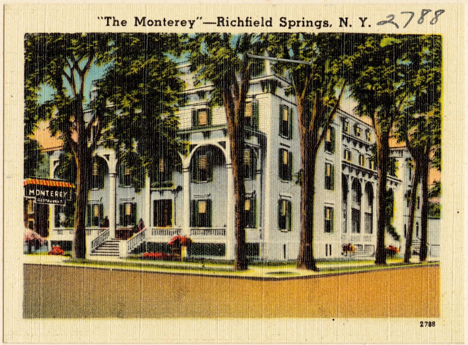 "The Monterey" -- Richfield Springs, N. Y., Boston Public Library - undated