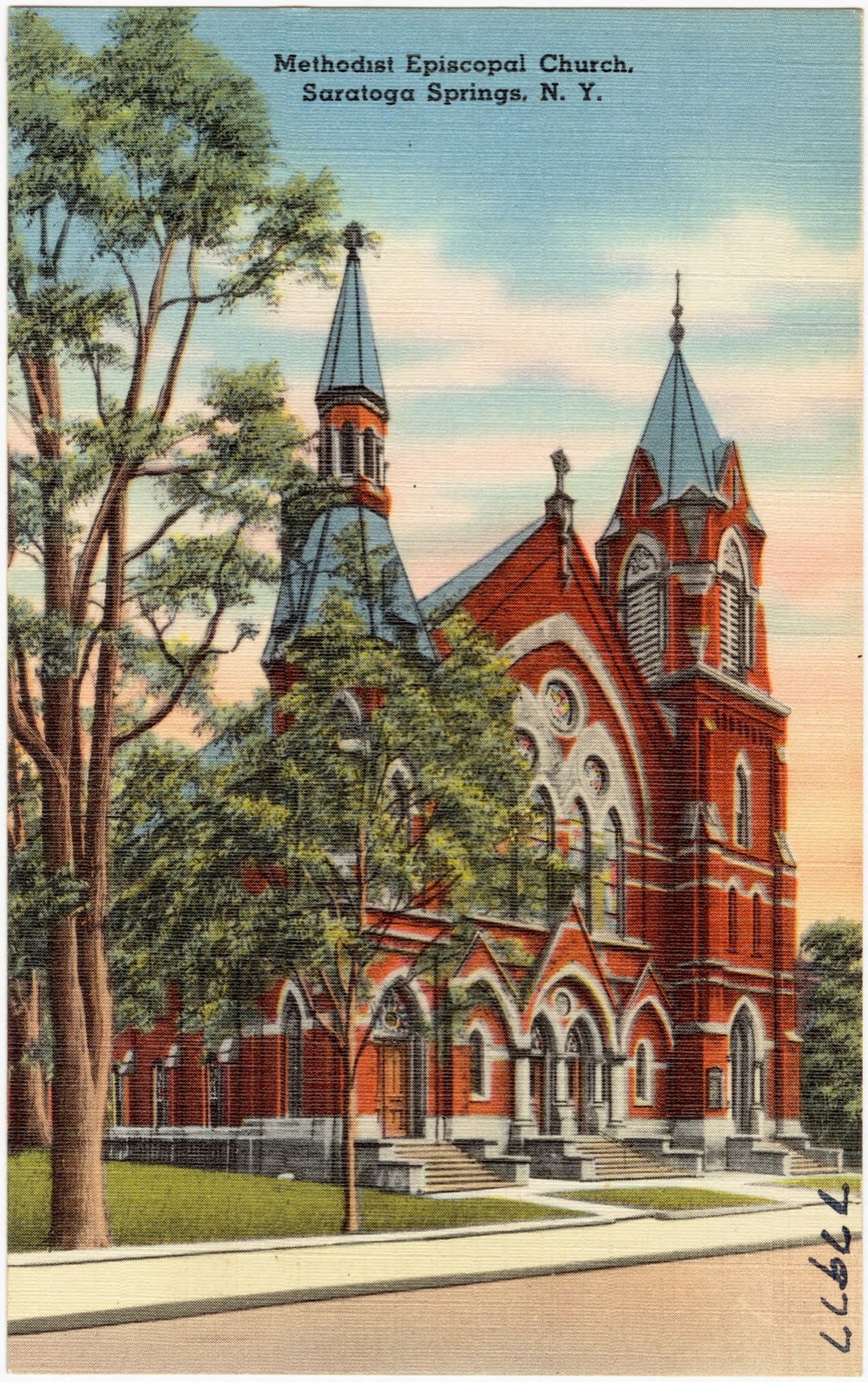 Methodist Episcopal Church, Saratoga Springs, N. Y., Boston Public Library - undated