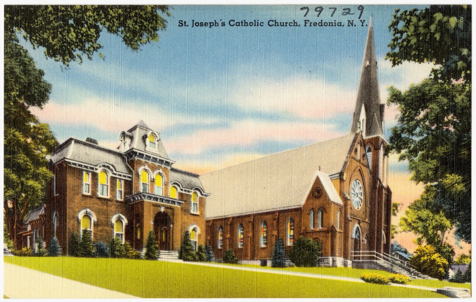 St. Joseph's Catholic Church, Fredonia, N. Y., Boston Public Library - undated