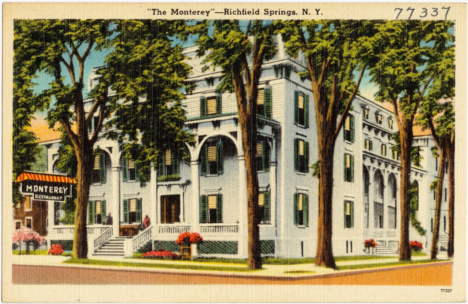 "The Monterey" -- Richfield Springs, N. Y., Boston Public Library - undated