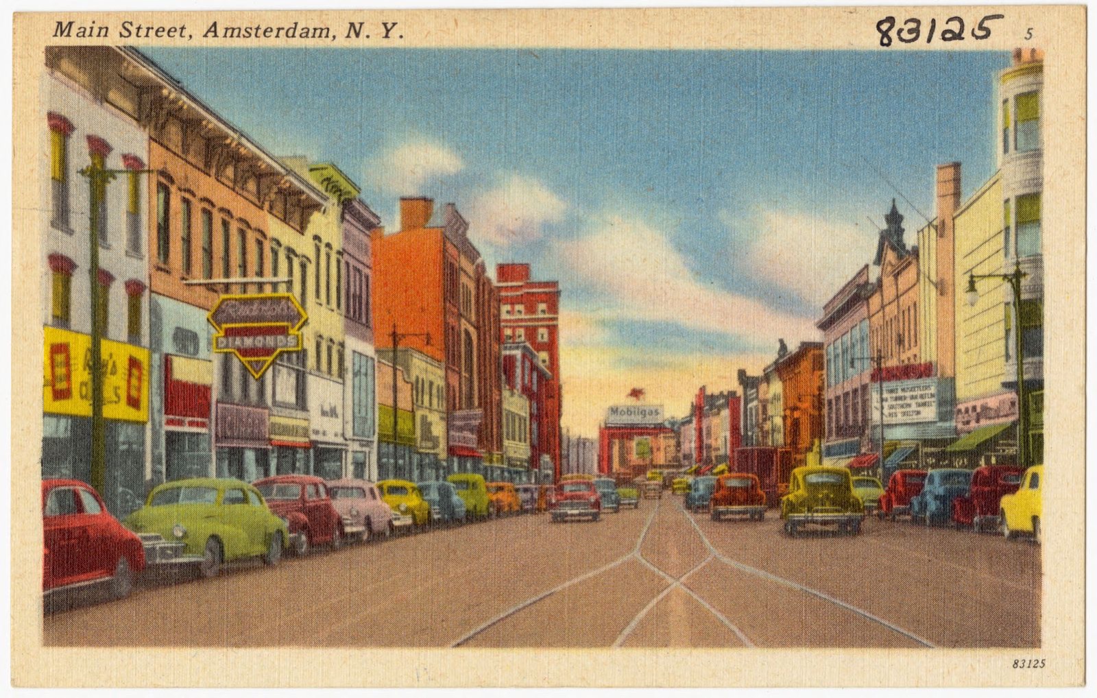 Main Street, Amsterdam, N. Y., Boston Public Library - undated