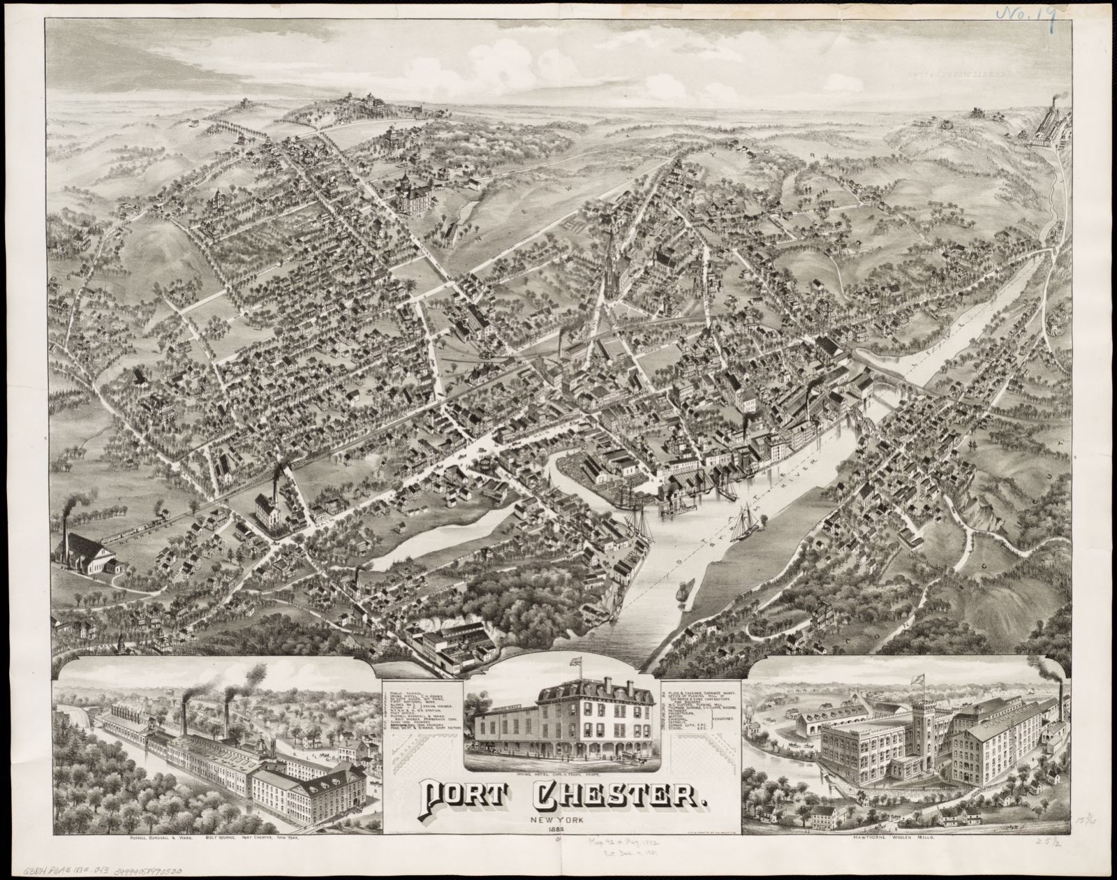 Port Chester, New York 1882, Boston Public Library - undated