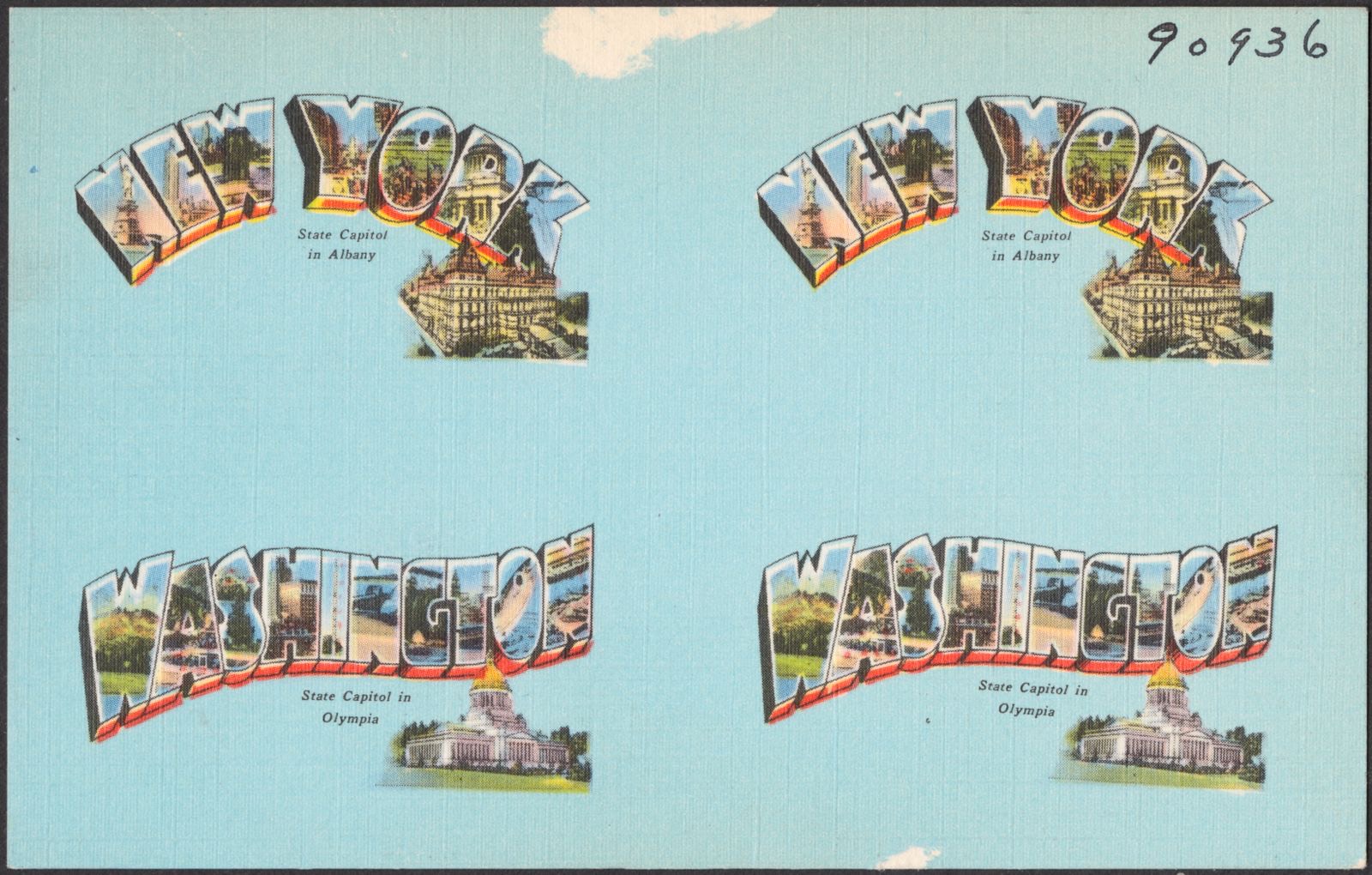 New York. Washington, Boston Public Library - undated
