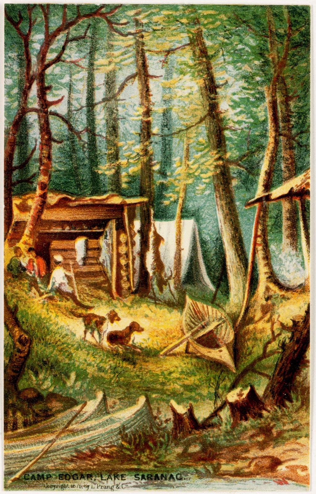 Camp Edgar, Lake Saranac, Boston Public Library - undated