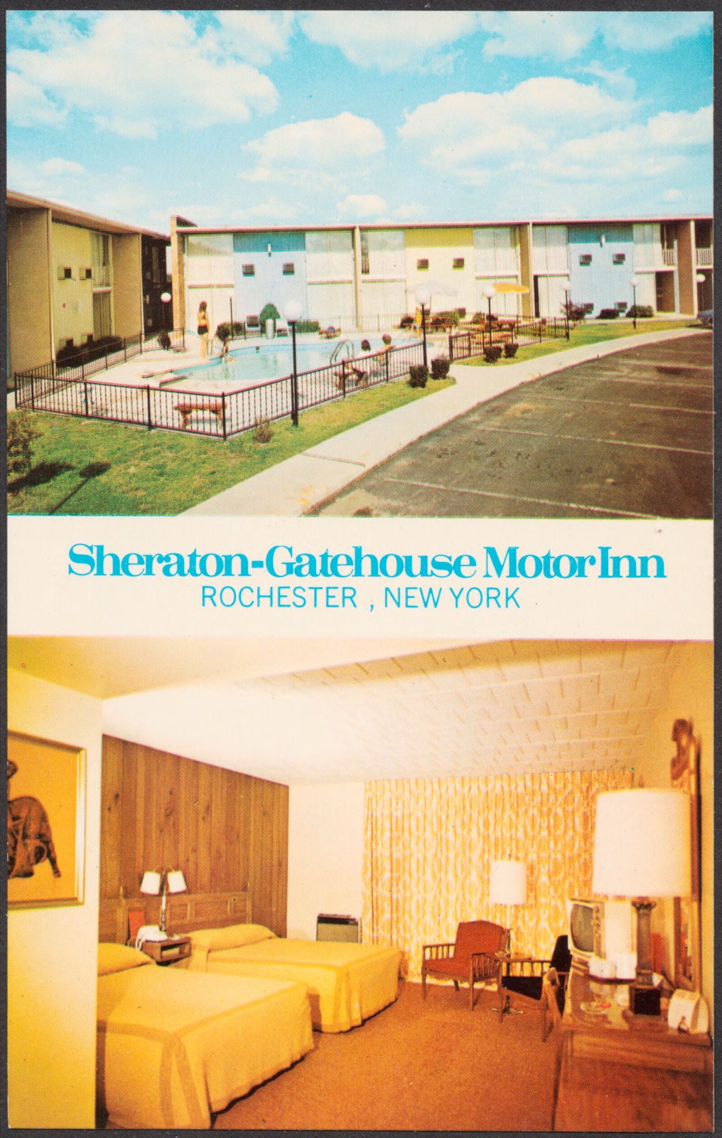 Sheraton-Gatehouse Motor Inn, Rochester, New York, Boston Public Library - undated