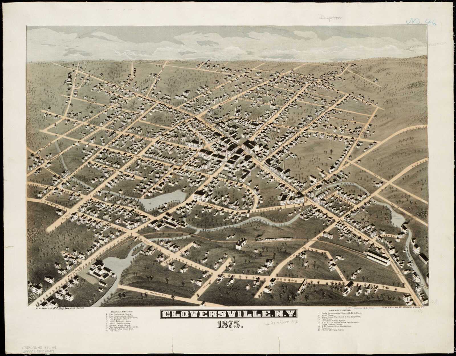 Gloversville, N.Y 1875, Boston Public Library - undated