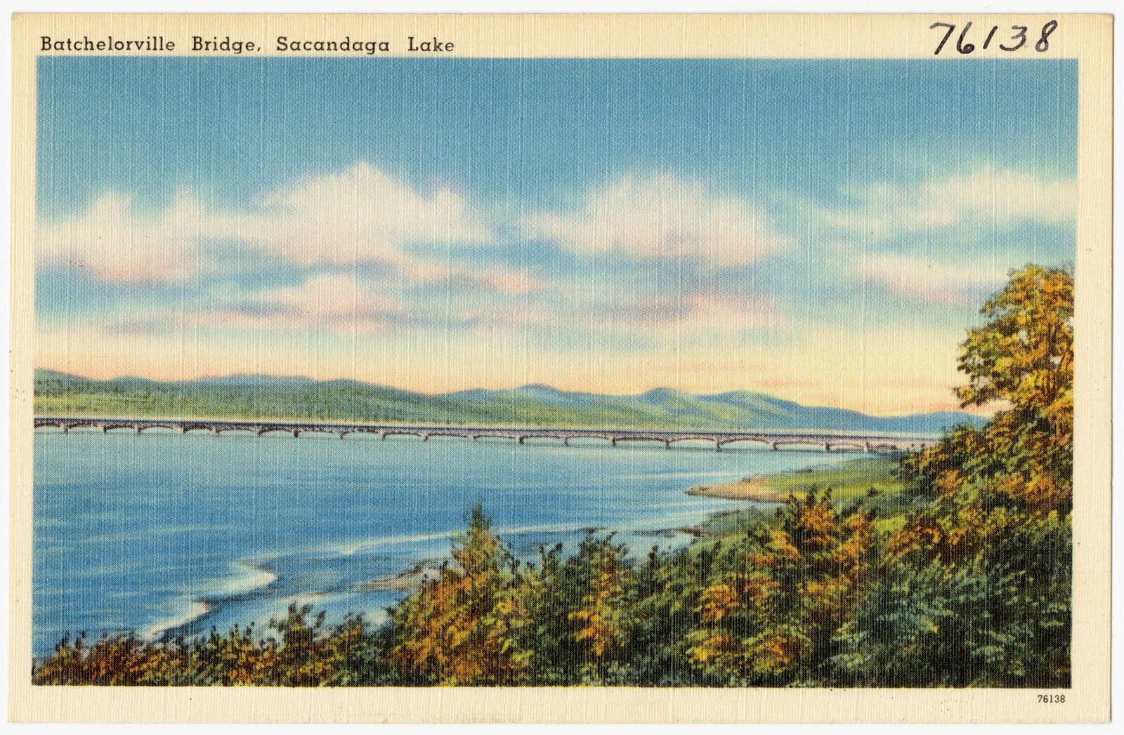 Batchelorville Bridge, Sacandaga Lake, Boston Public Library - undated