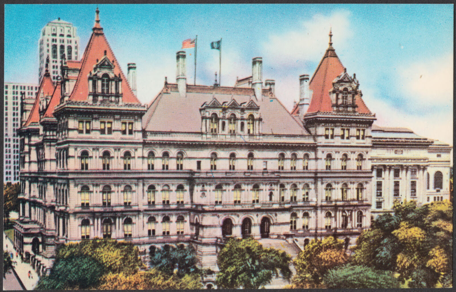 Capitol city of the Empire State, Boston Public Library - undated