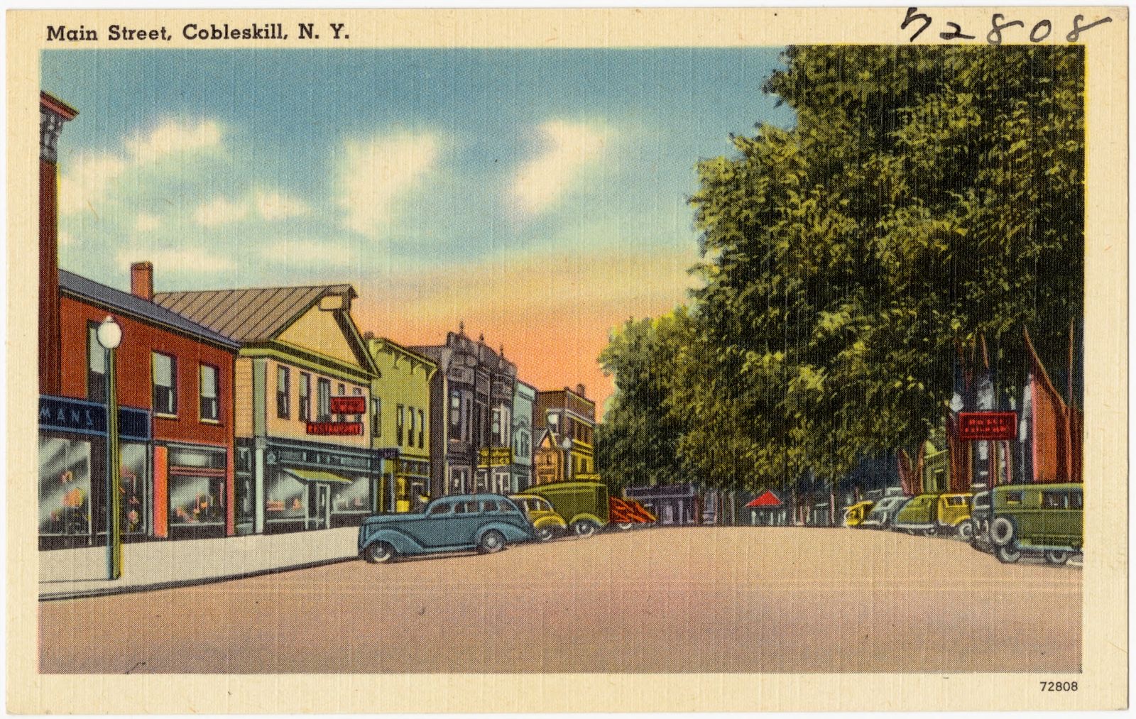 Main Street, Cobleskill, N. Y., Boston Public Library - undated