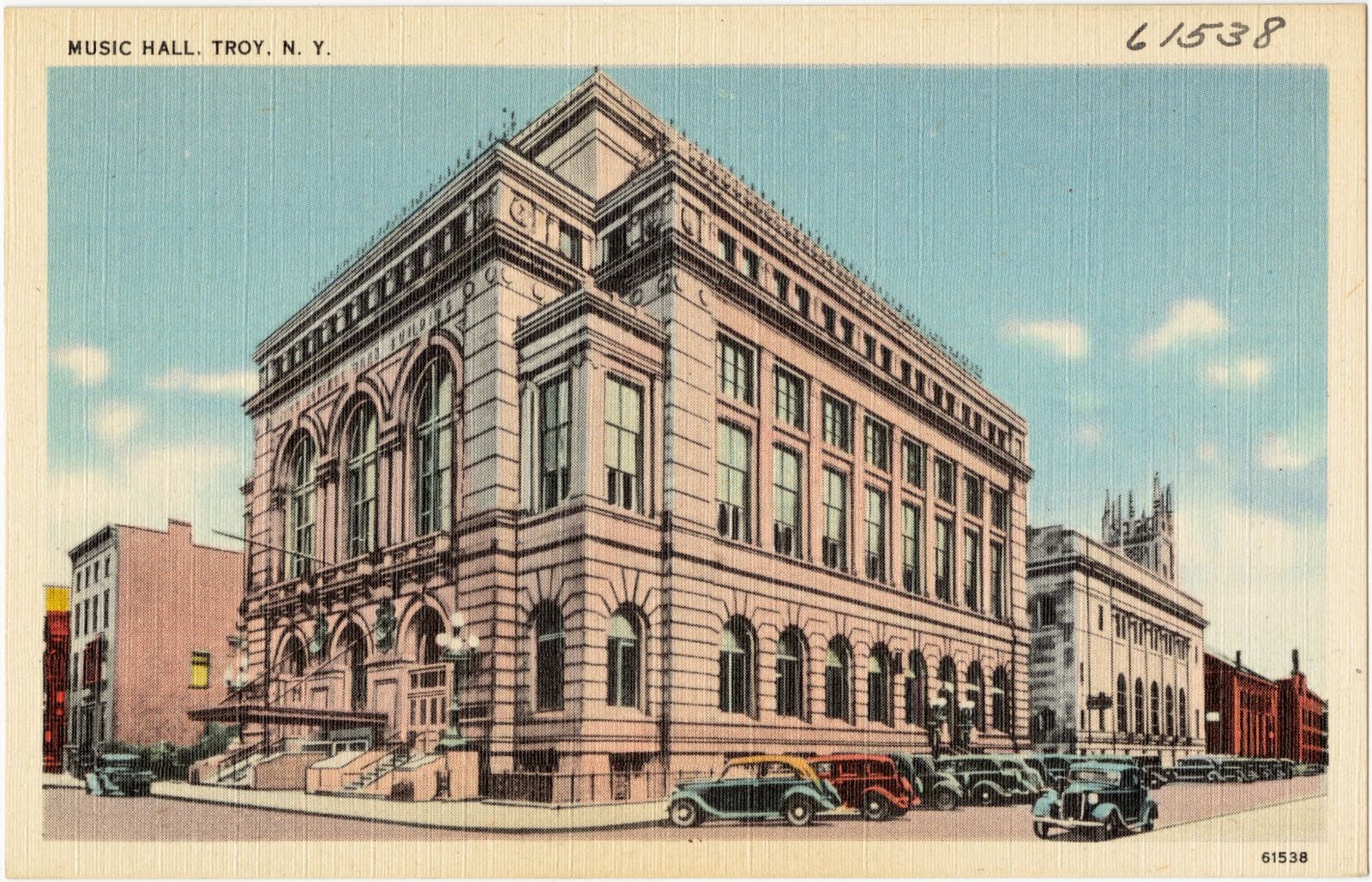Music hall, Troy, N. Y., Boston Public Library - undated