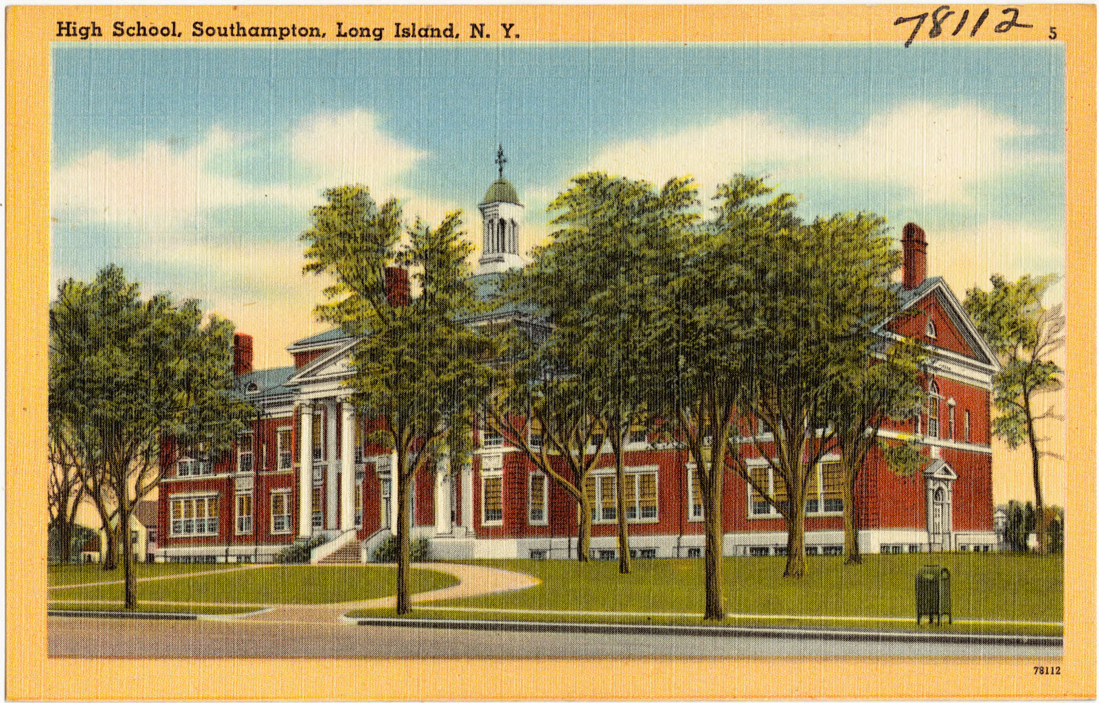 High school, Southampton, Long Island, N. Y., Boston Public Library - undated