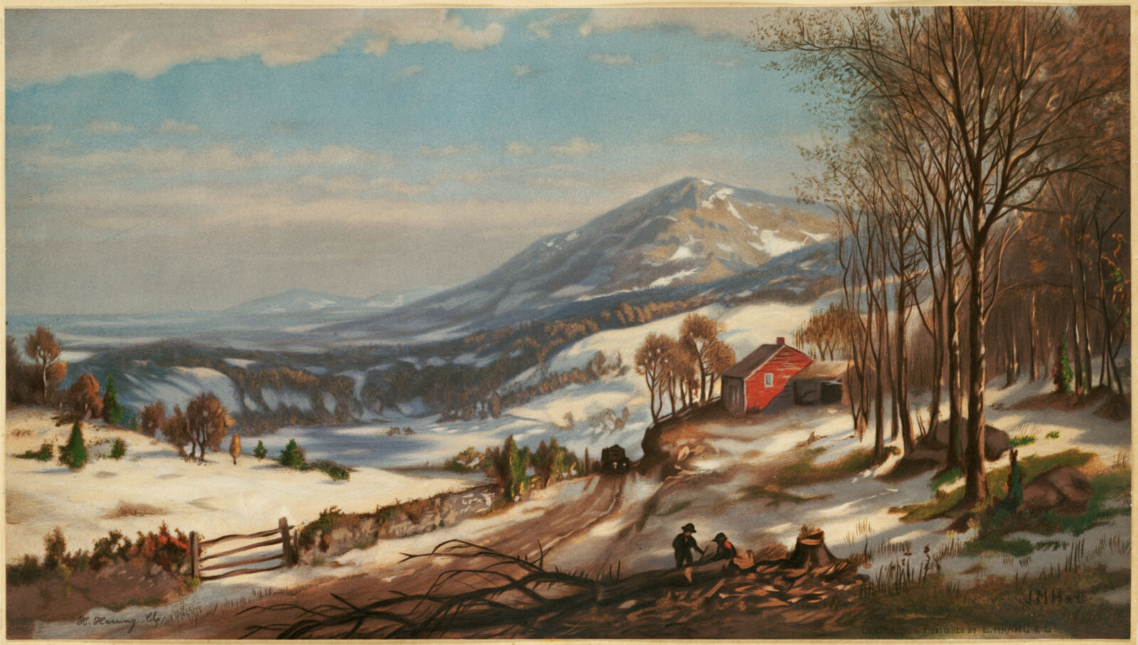 Near New Russia, New York, Boston Public Library - undated