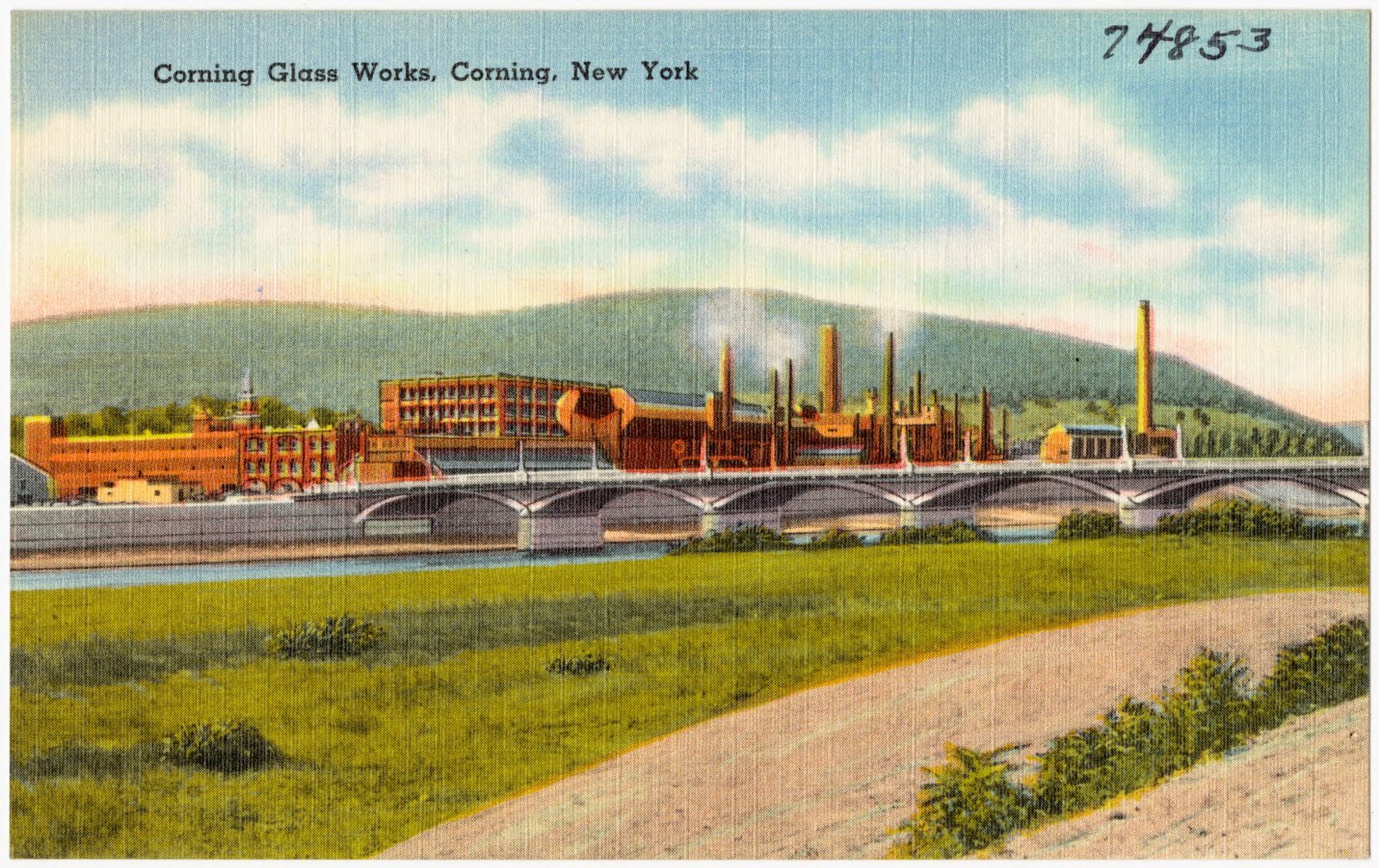 Corning Glass Works, Corning, N. Y., Boston Public Library - undated