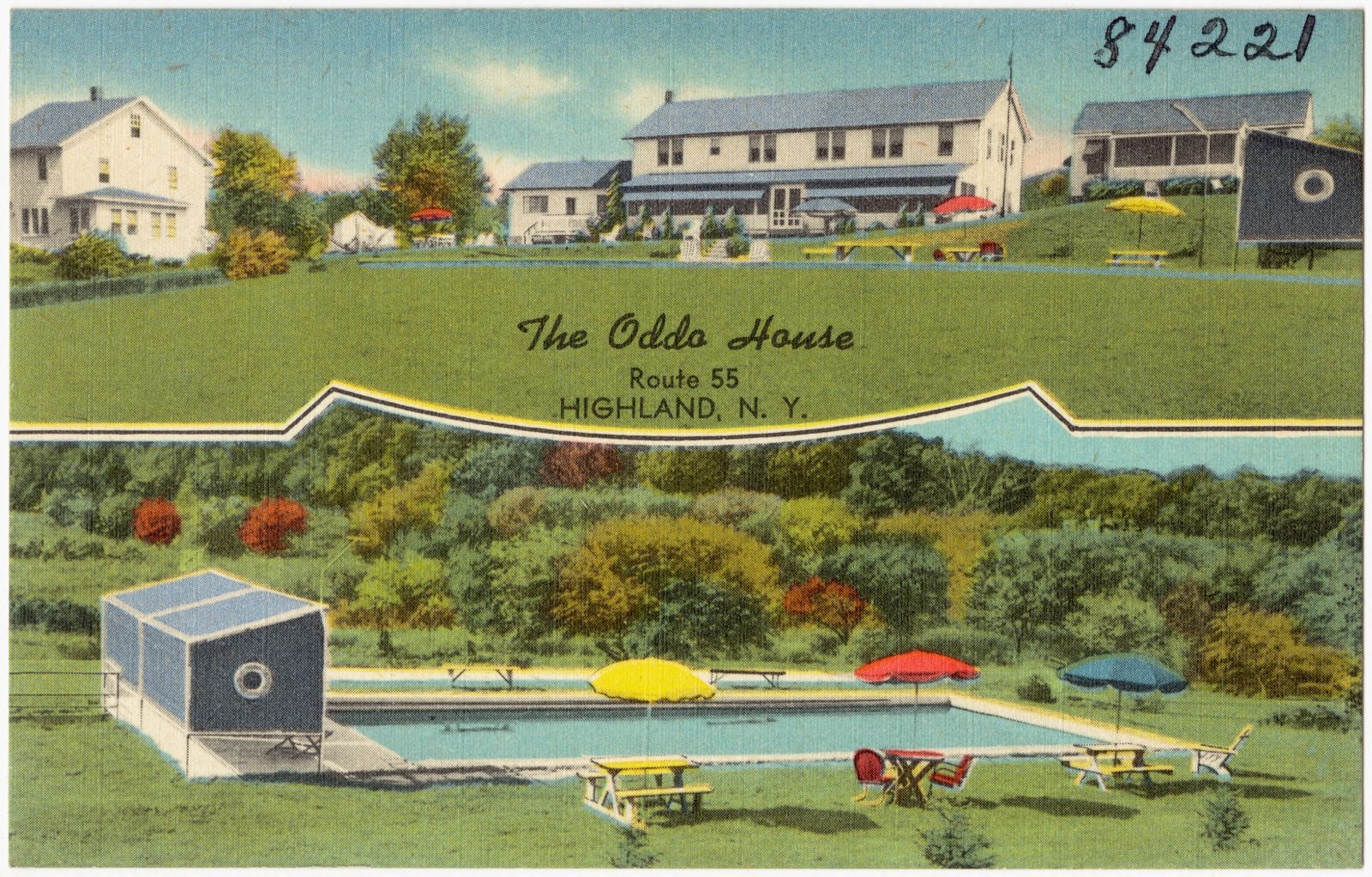 The Oddo House, Route 55, Highland, N. Y., Boston Public Library - undated