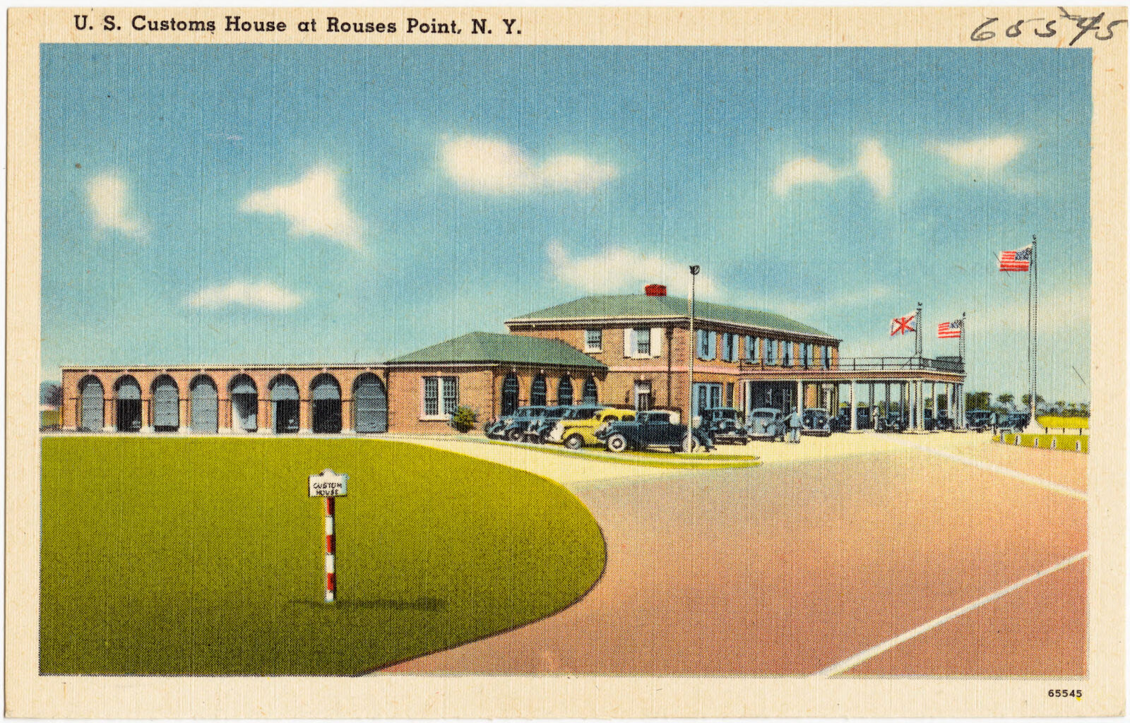 U. S. Customs House at Rouses Point, N. Y, Boston Public Library - undated