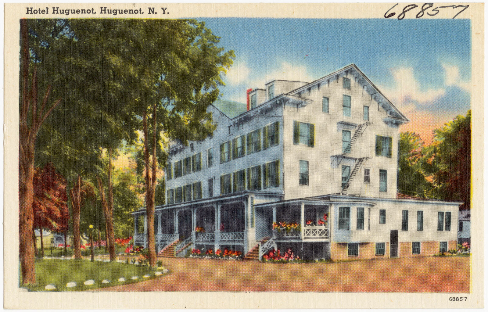 Hotel Huguenot, Huguenot, N. Y., Boston Public Library - undated