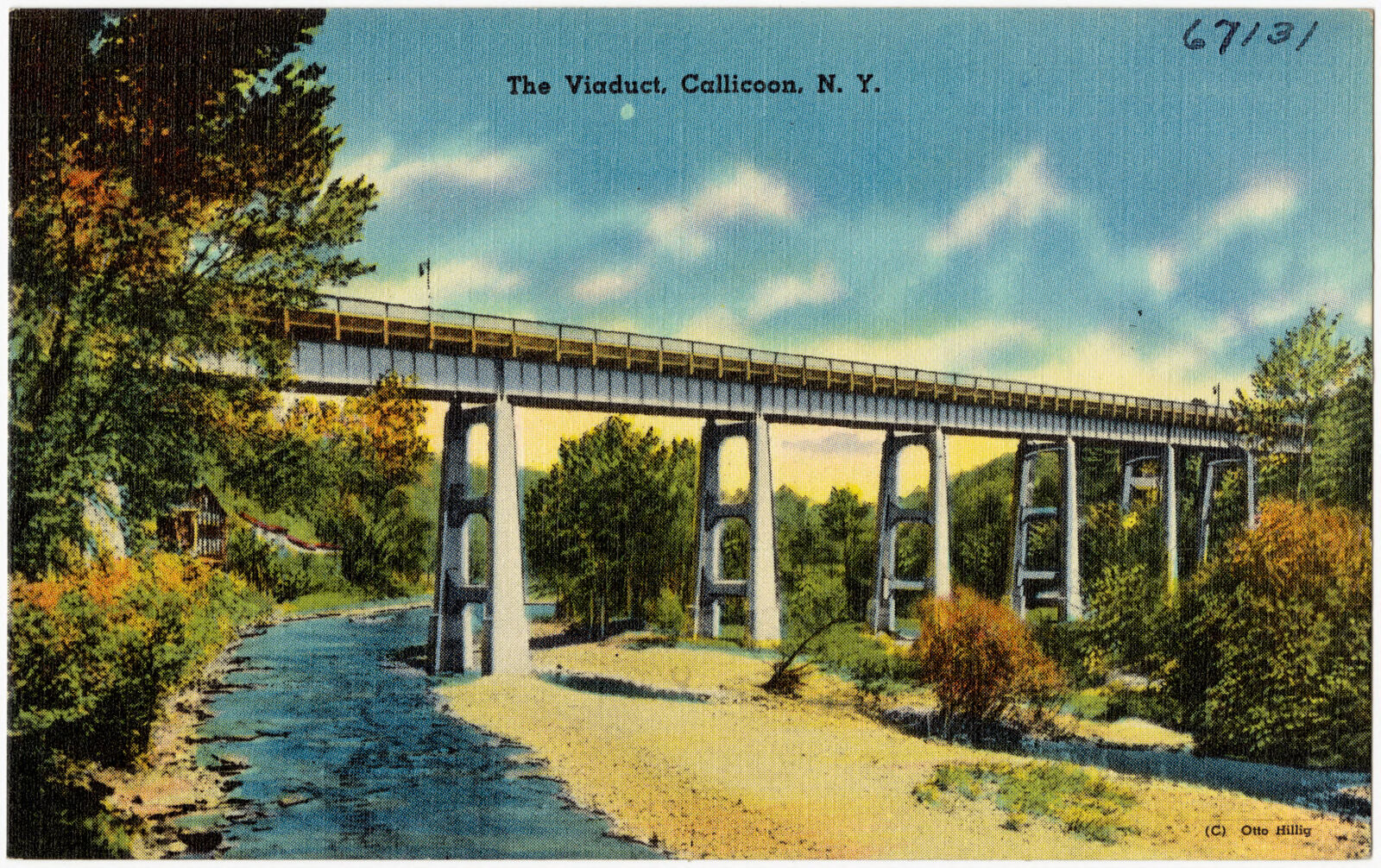 The viaduct, Callicoon, N. Y., Boston Public Library - undated