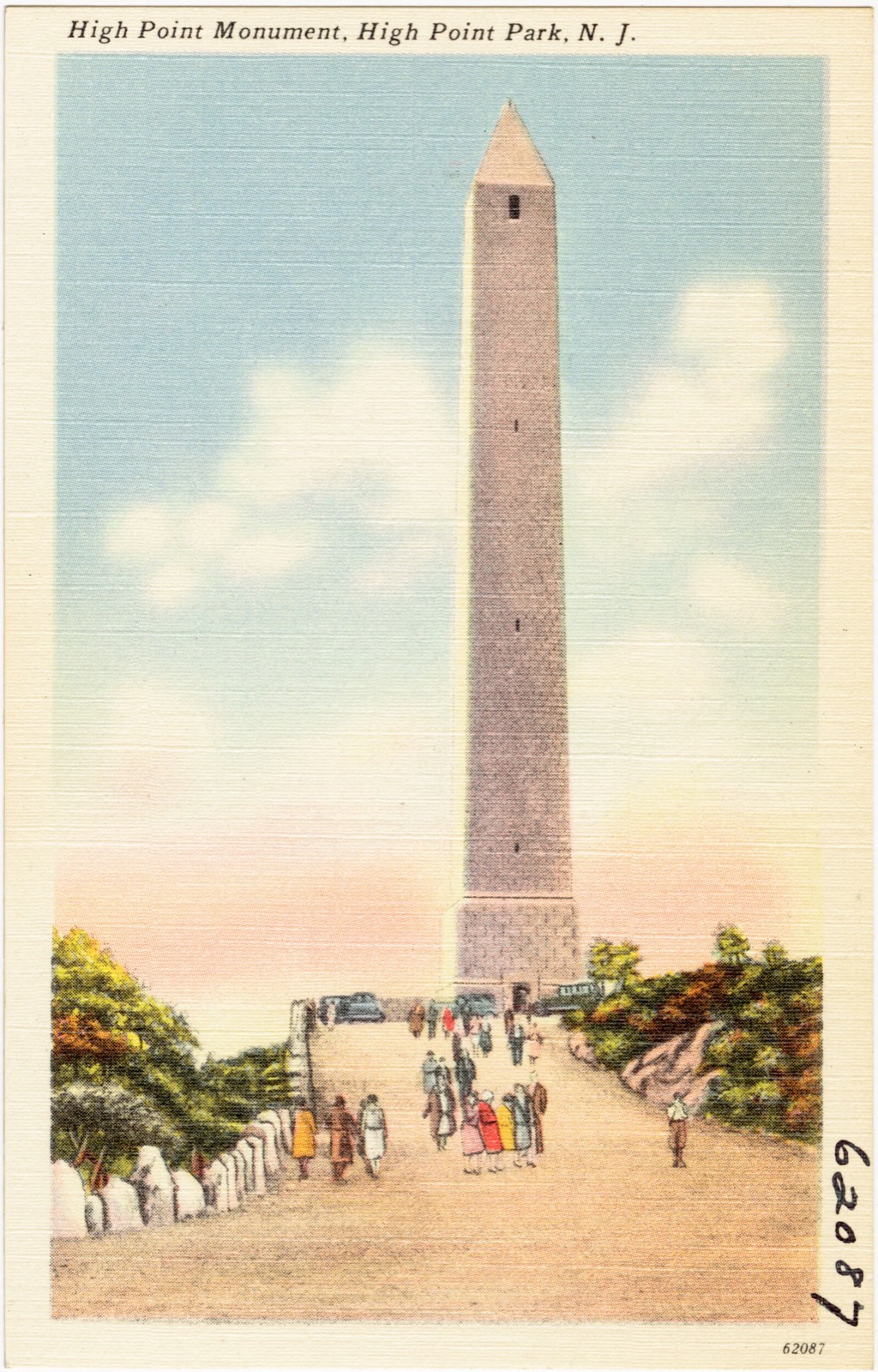High Point Monument, High Point Park, N. J., Boston Public Library - undated