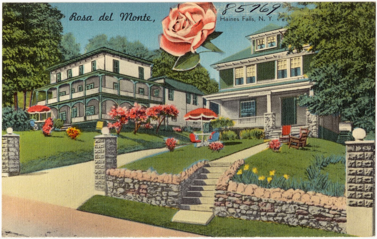 Rosa del Monte, Haines Falls, N. Y., Boston Public Library - undated