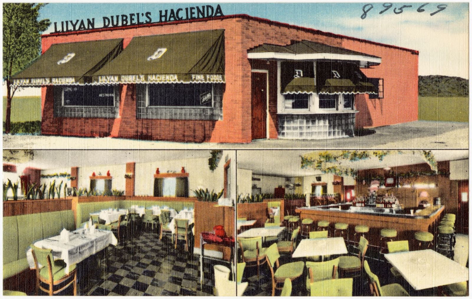Lilyan Dubel's Hacienda, Boston Public Library - undated