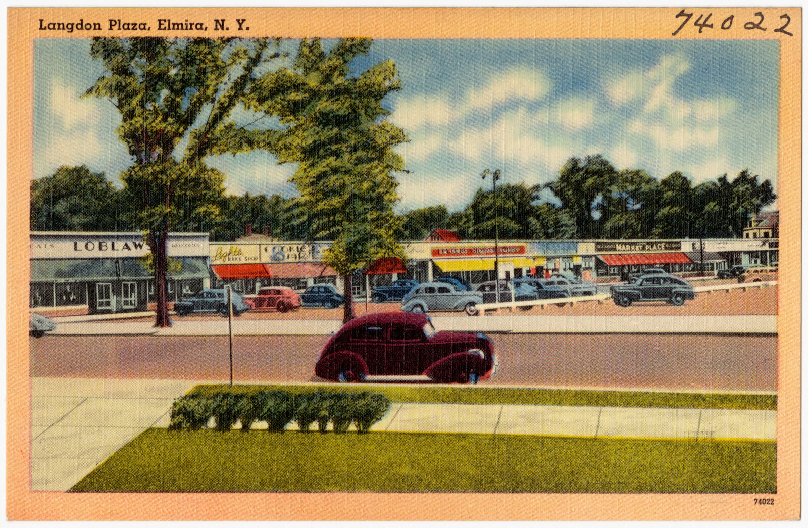 Langdon Plaza, Elmira, N. Y., Boston Public Library - undated