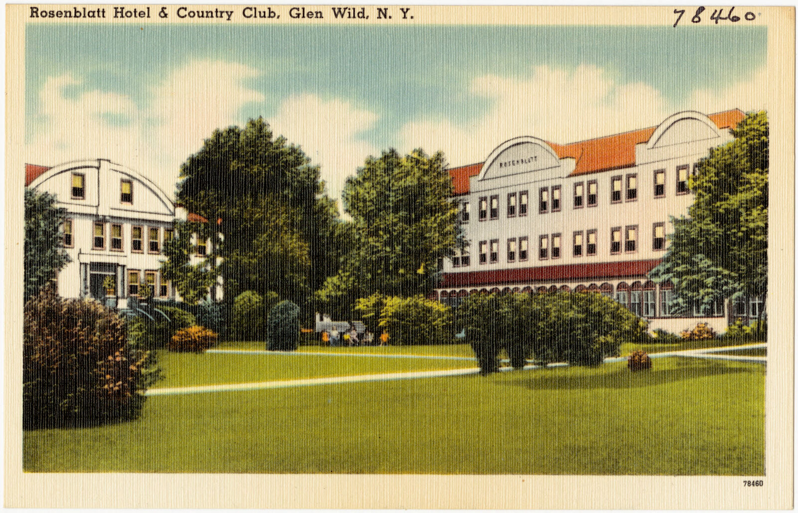 Rosenblatt Hotel & Country Club, Glen Wild, N. Y., Boston Public Library - undated
